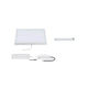 LED Panel Smart Home Zigbee Velora Eckig CCT Dimmbar, rahmenloses 295x295mm Panel mit Satin-Diffusor und Zigbee 3.0 Treibern