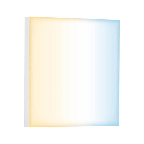 LED Wand- & Deckenleuchte Smart Home Zigbee Velora CCT in sanftem Farbverlauf von warmweiß bis tageslichtweiß.