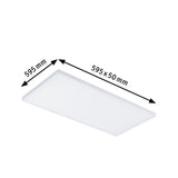Panel LED Velora Zigbee Smart Home CCT regulable blanco mate