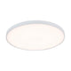 LED Panel Velora rund 40cm Weiß, smartes Aufbaupanel mit satinierter Oberfläche für flächiges Licht.