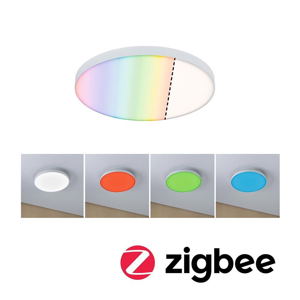 LED Panel Smart Home Zigbee Velora Rund RGBW  Paulmann   