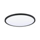 LED Panel mit 3 Stufen-Dimmer Atria Shine Schwarz, rundes Design, ideal für Wohnräume und Küchen.