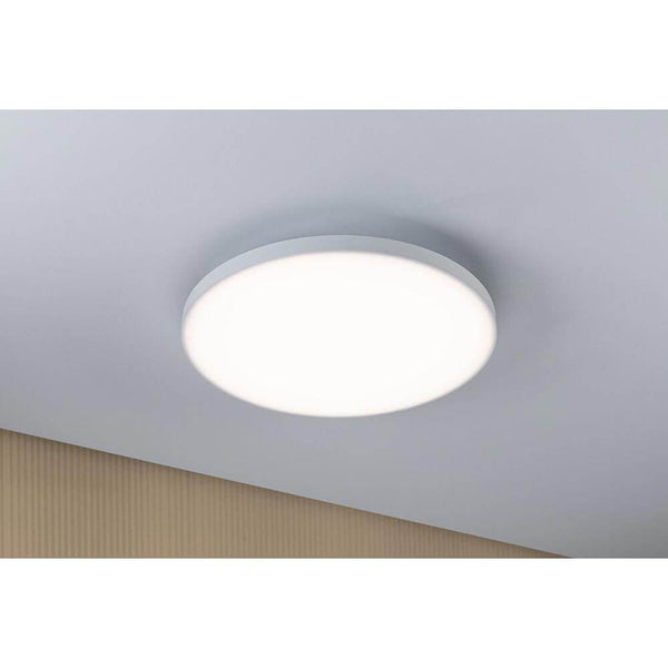 LED Panel Velora Ø 40cm Warmweiß, rahmenloses flaches Aufbaupanel für Decke und Wand