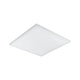 LED Panel Velora Eckig Quadratisch Weiß-Matt mit 3 Stufen-Dimmer, rahmenloses Aufbaupanel 595x595mm.