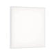 LED Panel Einbau-Deckenleuchte Velora mit 3 Stufen-Dimmer Eckig in eckiger Form und satinierter Diffusorplatte.