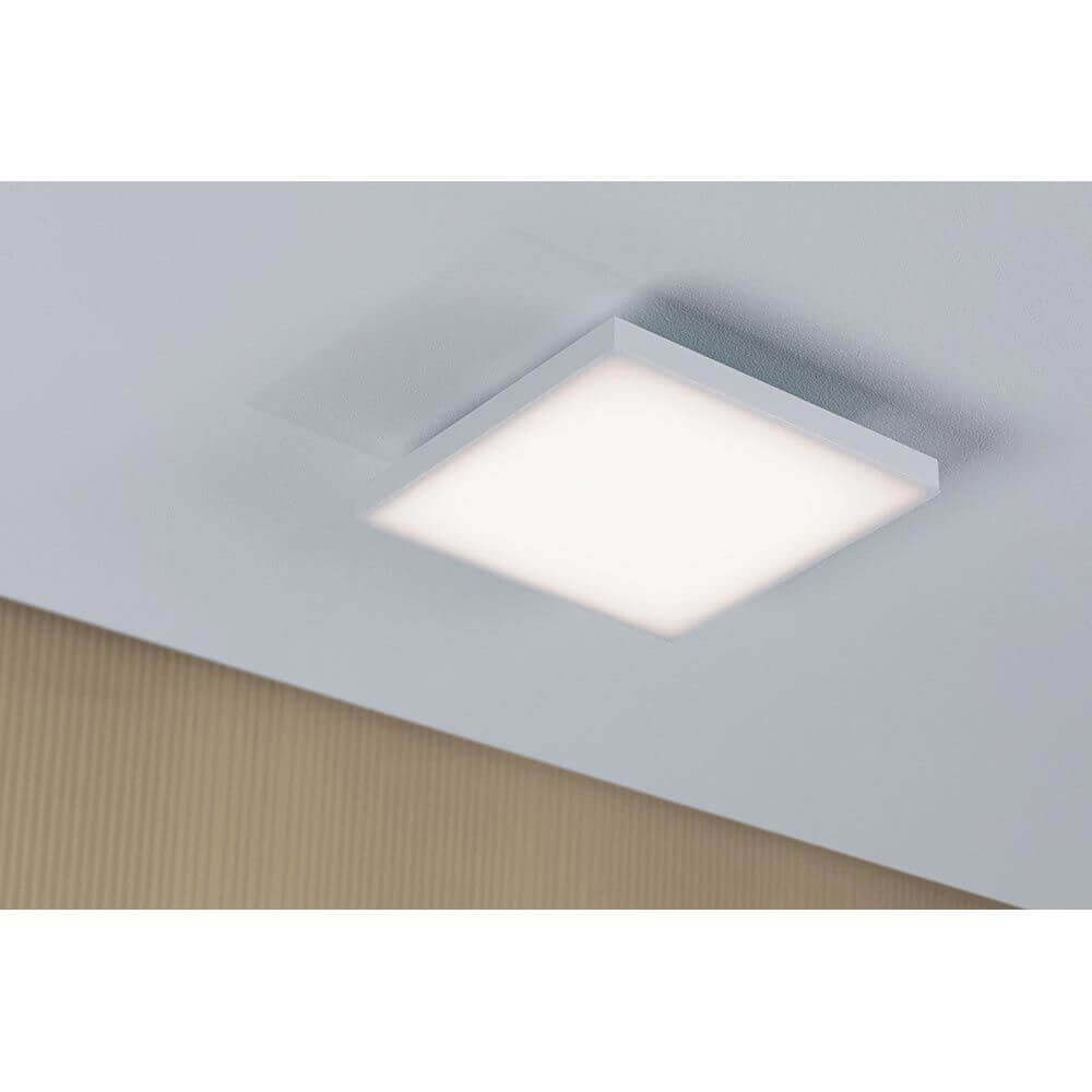 LED panel ceiling & wall lamp velora angular white-matt