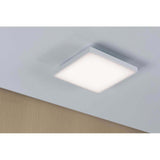 LED panel ceiling & wall lamp velora angular white-matt
