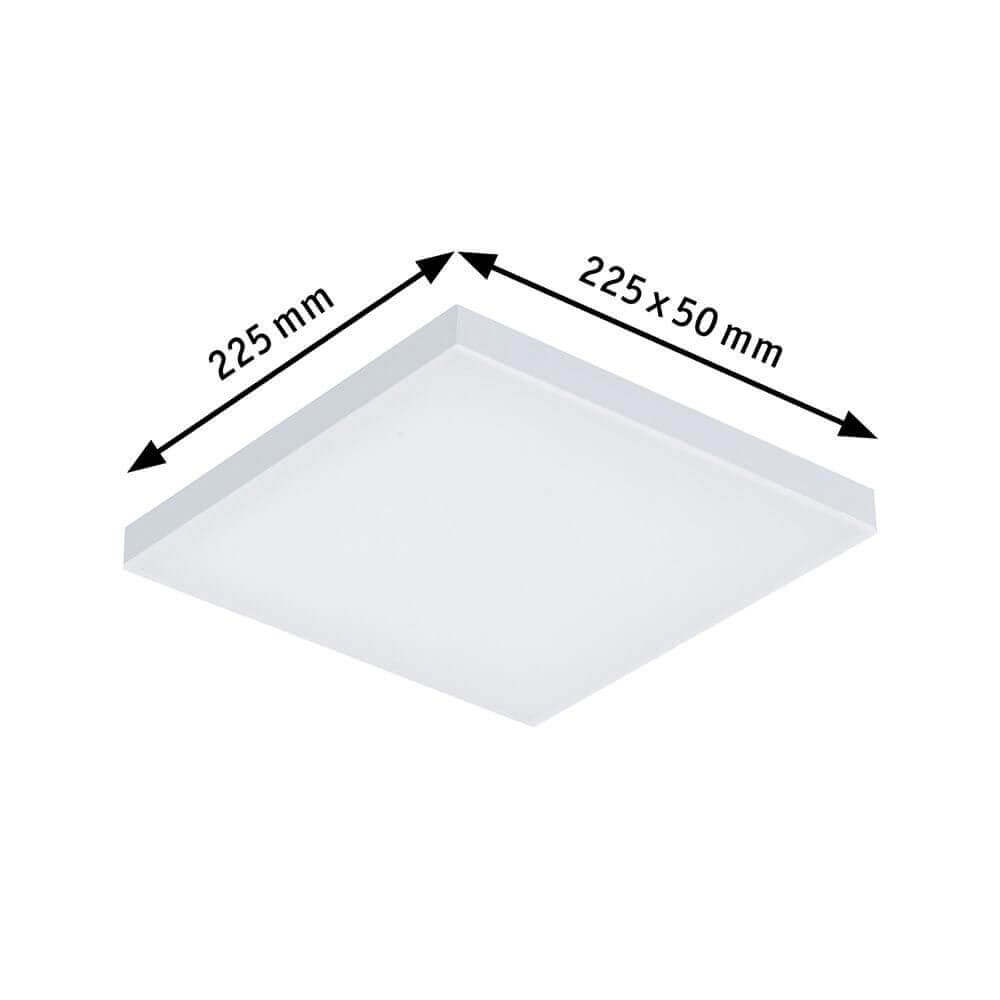 LED panel ceiling & wall lamp velora angular white-matt