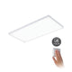 LED Panel Velora in Weiß-Matt mit 3 Stufen-Dimmer und flacher Bauform, ideal für modernes Raumlicht.