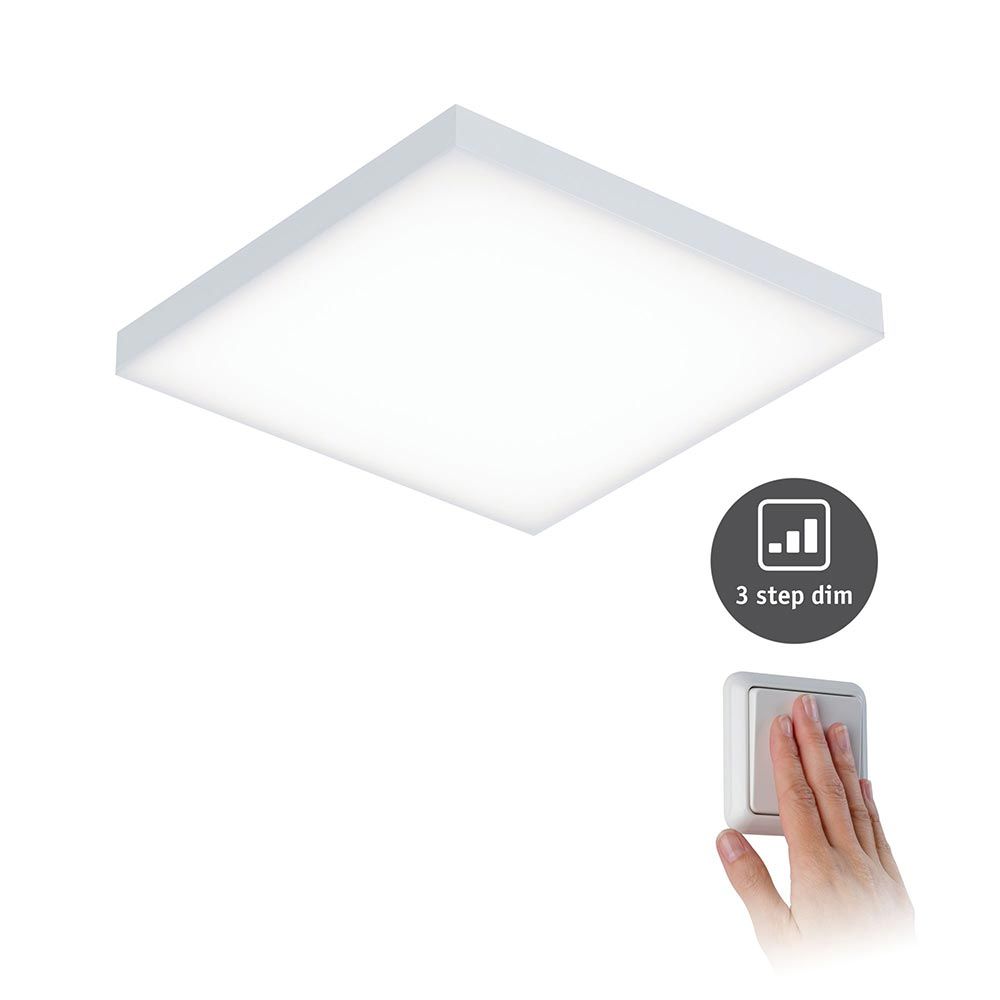 LED -seinä- ja katot paneeli Velora 3 -tason himmentimellä valkoinen