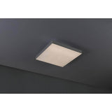 LED Panel Velora Rainbow 29x29cm in Weiß, bietet dimmbare Farbtemperatur von 3000 K bis 6500 K.