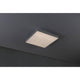 LED Panel Velora Rainbow CCT-Dimmbar 29x29cm an der Decke montiert, bietet atemberaubende Lichteffekte.