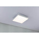 LED Panel Velora Rainbow CCT-Dimmbar 29x29cm an Decke montiert mit modernem Design und gleichmäßiger Lichtverteilung.