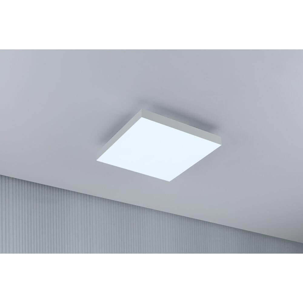 LED Panel Velora Rainbow CCT-Dimmbar, quadratisch, moderne Deckenbeleuchtung, 295x295mm, stufenlos dimmbar in verschiedenen Farbtemperaturen.