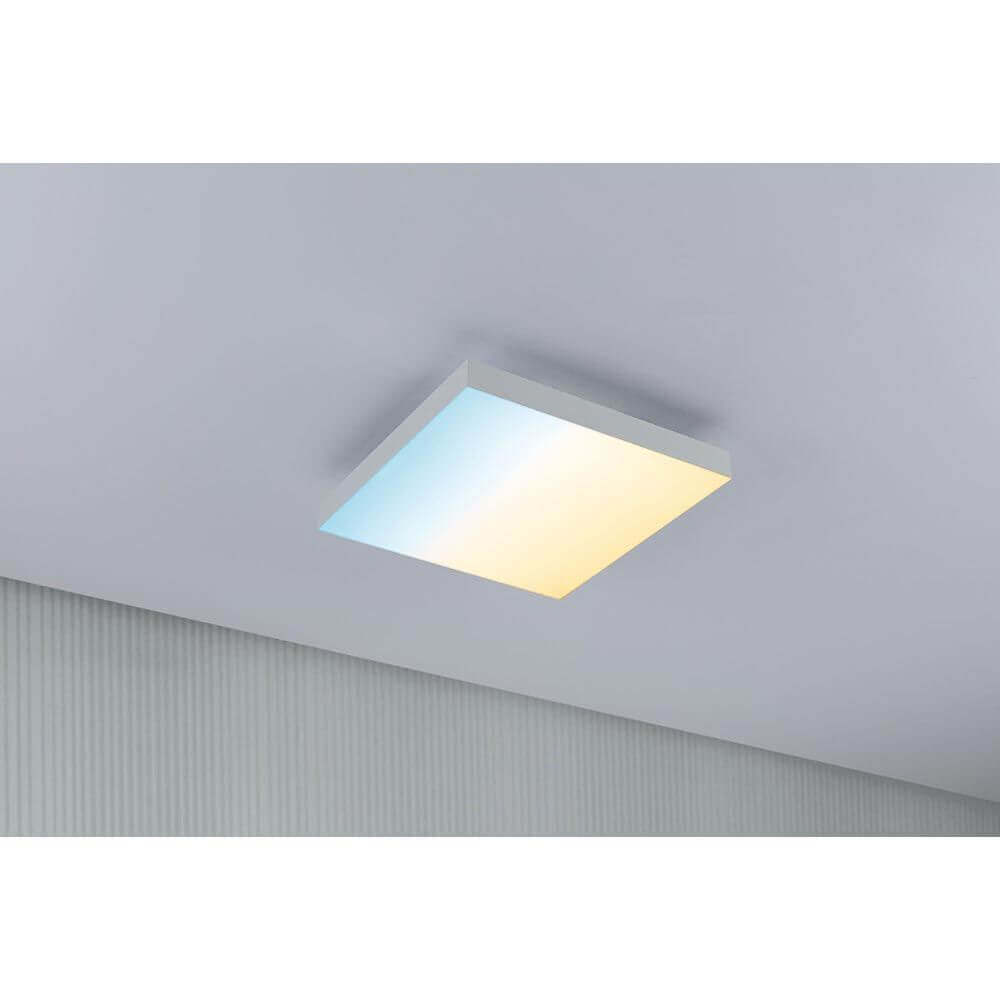 LED Panel Velora Rainbow 29x29cm, dimmbar, erzeugt farbenfrohe Lichteffekte für dein Zuhause.