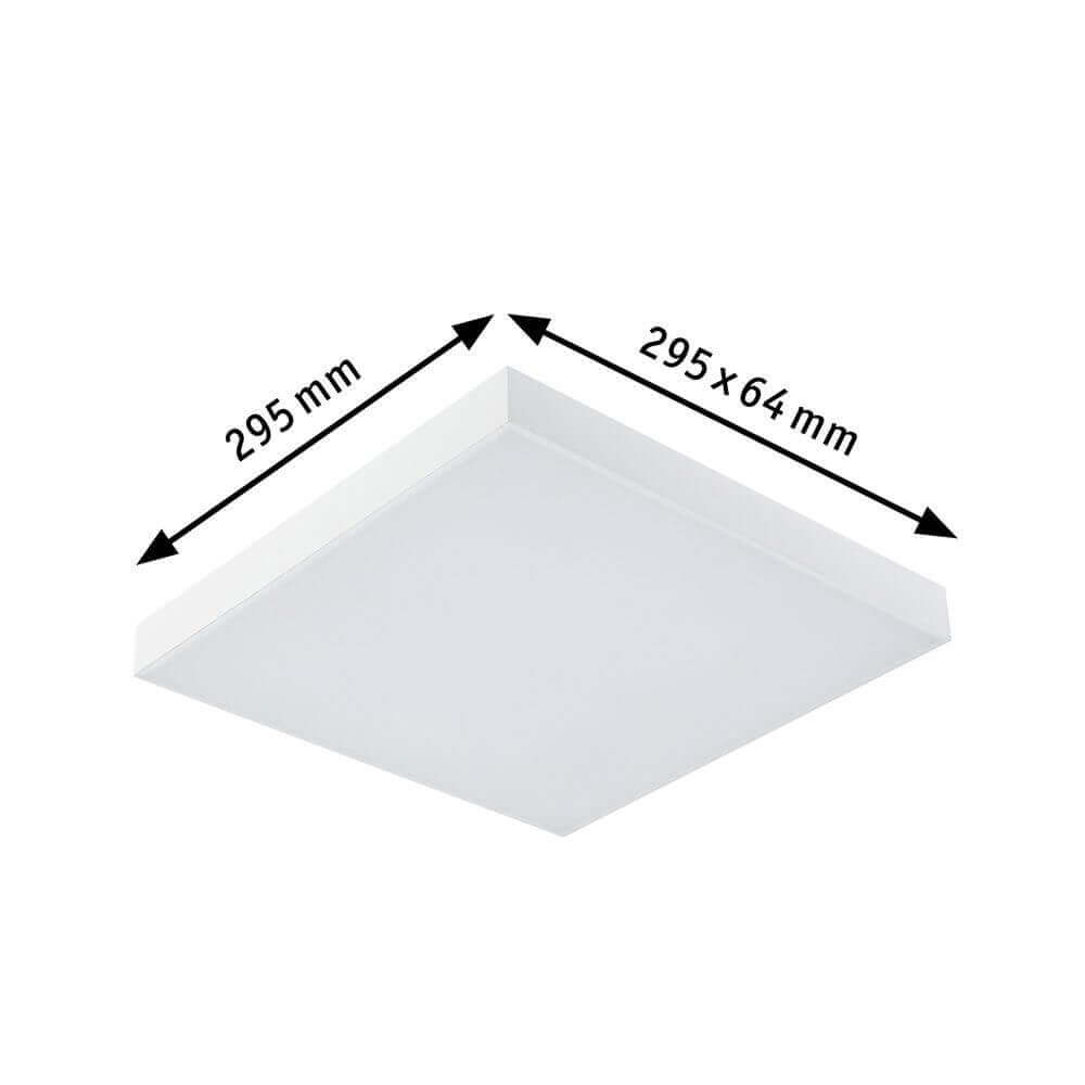 LED Panel Velora Rainbow 295x295mm, dimmbar, 3000K bis 6500K, modernes Design für Wohnräume.
