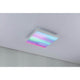 LED Panel Velora Rainbow CCT-Dimmbar 29x29cm mit spektakulären Lichteffekten im Wohnraum.