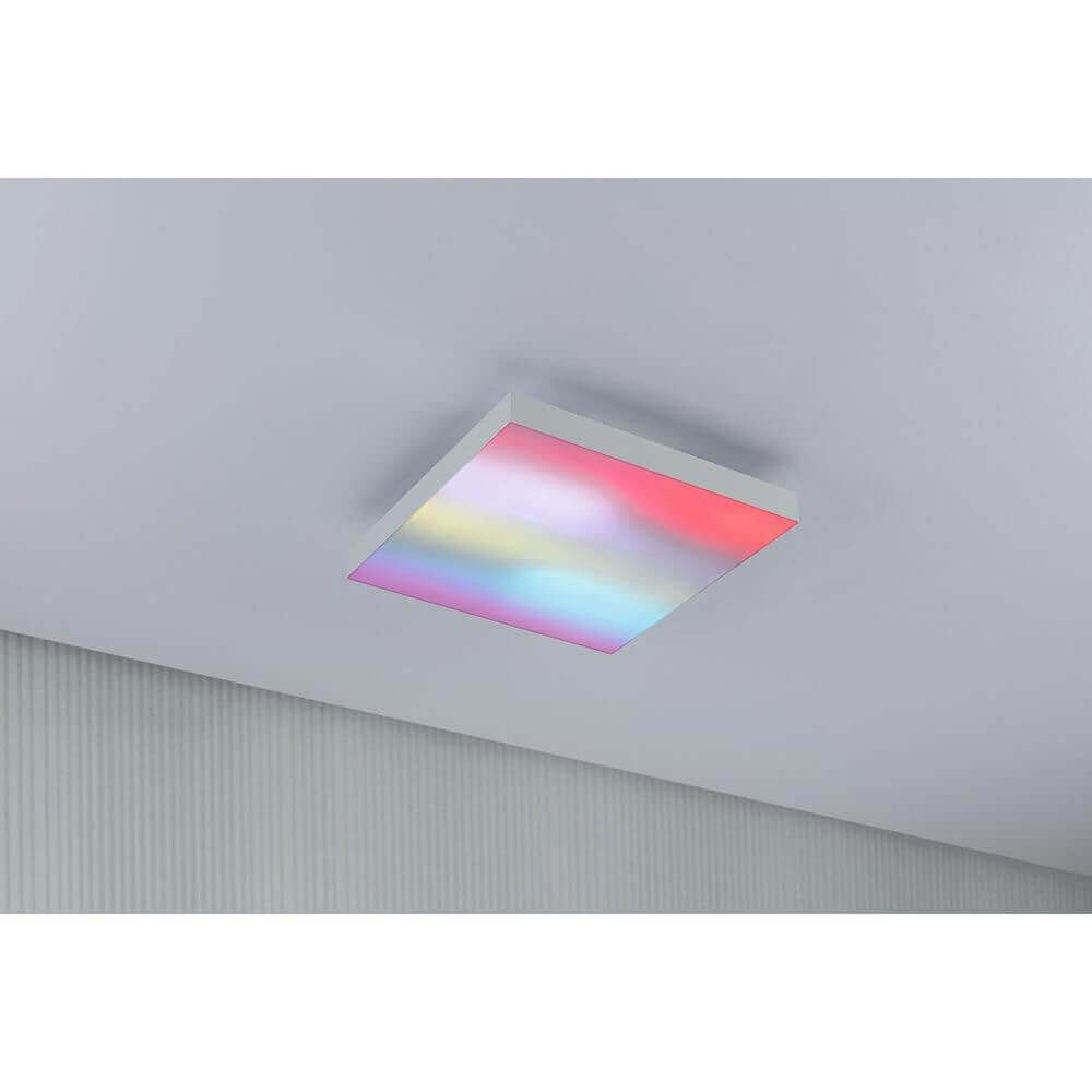 LED Panel Velora Rainbow mit spektakulären Lichteffekten und dimmbaren Farben, ideal für dein Wohnraum.
