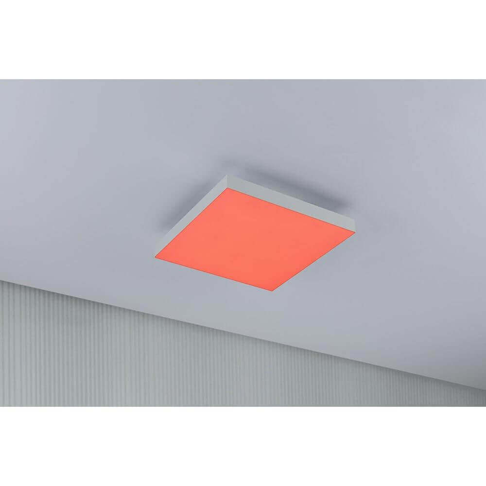 LED Panel Velora Rainbow in roter Farbe, ideal für stimmungsvolle Raumbeleuchtung und flexible Farbwechsel.