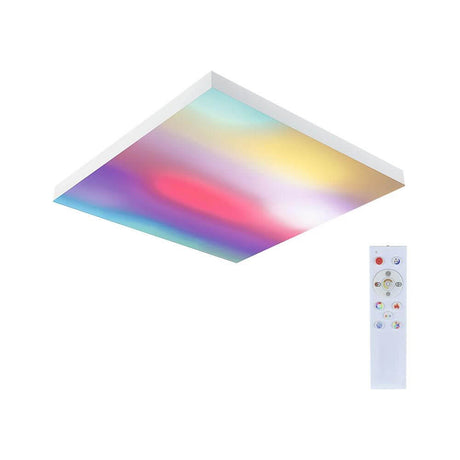 LED Panel Velora Rainbow RGBW Dynamique 45x45 cm avec télécommande pour des effets lumineux spectaculaires.