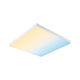 LED Panel Velora Rainbow RGBW Dynamisch 45x45cm mit Farbverlauf zwischen warmweiß und tageslichtweiß.