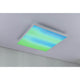 LED Panel Velora Rainbow RGBW Dynamisch 45x45cm mit spektakulären Lichteffekten in Grün und Blau