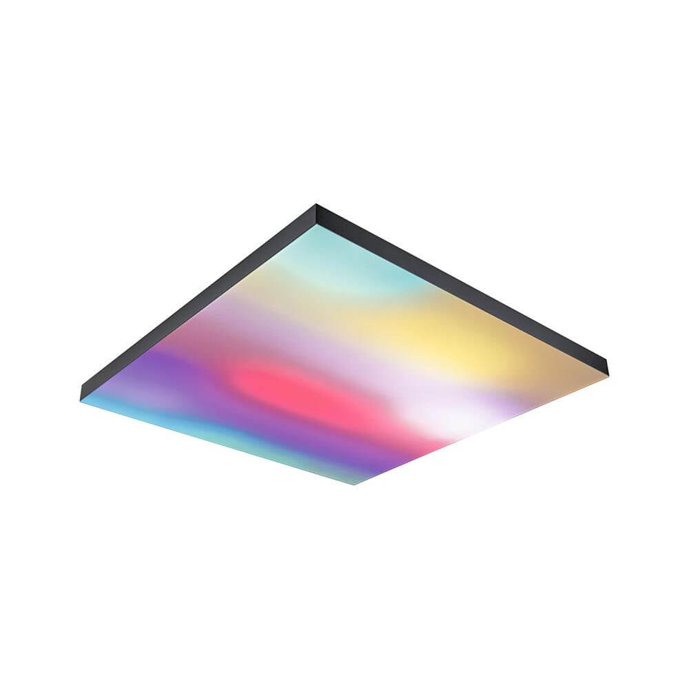 LED Panel Velora Rainbow RGBW Dynamisch Schwarz - Farbwechselnde Raumbeleuchtung mit speziellem Design.