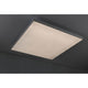 Velora LED Rainbow Panel RGBW Dynamisch Weiß 59x59cm an einer modernen Decke installiert.