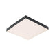 LED Panel Velora Rainbow RGBW Dynamisch 29x29cm in Schwarz, ideal für spektakuläre Lichteffekte im Wohnraum.