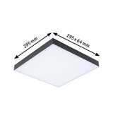 LED Panel Velora Rainbow RGBW Dynamisch 29x29cm