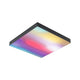 LED Panel Velora Rainbow RGBW Dynamisch 29x29cm in Schwarz mit spektakulären Farbwechsel-Effekten.
