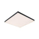 LED Panel Velora Rainbow RGBW Dynamisch Quadratisch Schwarz in der Größe 450x450mm, elegante Deckenbeleuchtung.