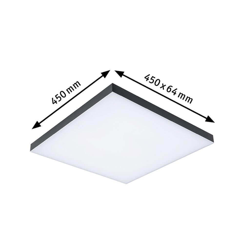 LED Panel Velora Rainbow RGBW Dynamisch Quadratisch Schwarz