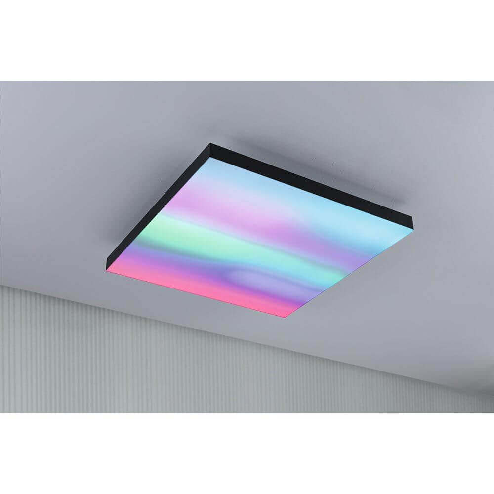 LED Panel Velora Rainbow RGBW Dynamisch Quadratisch Schwarz