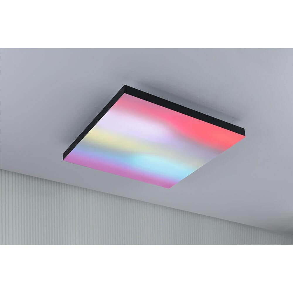 LED Panel Velora Rainbow RGBW Dynamisch Quadratisch Schwarz