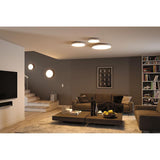 Moderne Wohnzimmeransicht mit Velora LED Panel 60cm und stilvoller Einrichtung.