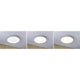 LED Panel Velora Dim-to-Warm Weiß in verschiedenen Lichttönen an Wand und Decke montiert.