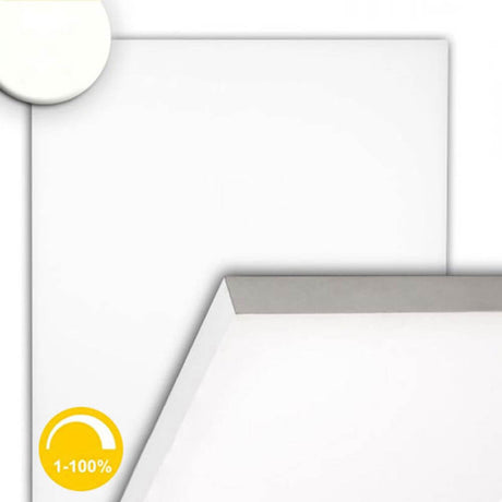 LED Panel rahmenlos 600 Neutralweiß Dimmbar 5100lm Weiß, flache Beleuchtung, dimmbar von 1-100%.