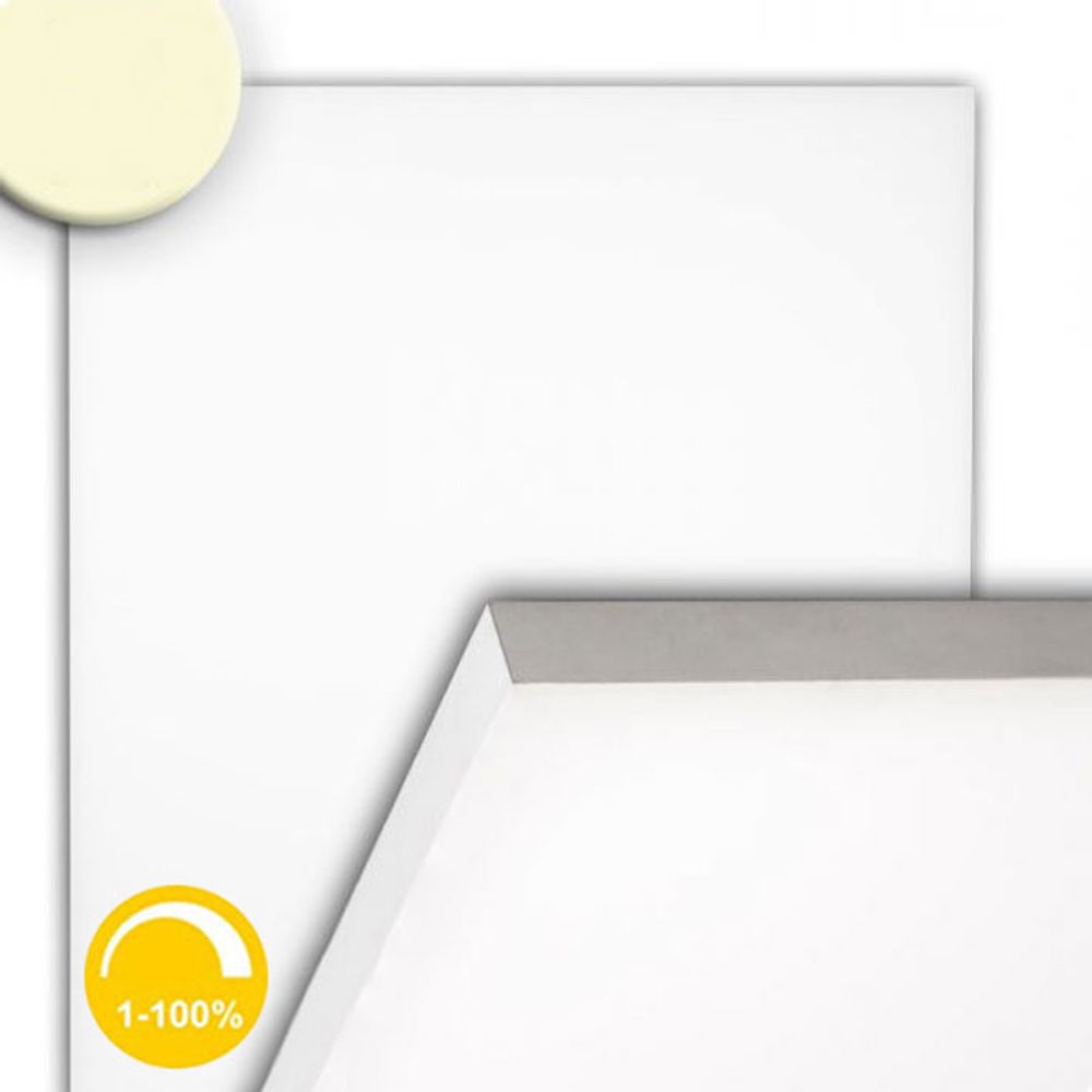 LED Panel rahmenlos 600 Warmweiß Dimmbar 4700lm Weiß
