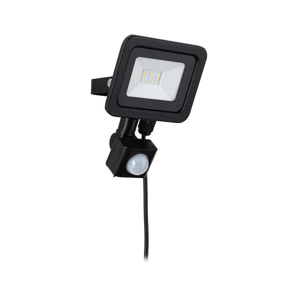 Park + Light Sensor LED Außenstrahler Bimea IP65 Schwarz mit Bewegungsmelder und eleganten Design.
