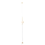 LED pendant floor lamp LE VITA 6W 2700K gold-colored