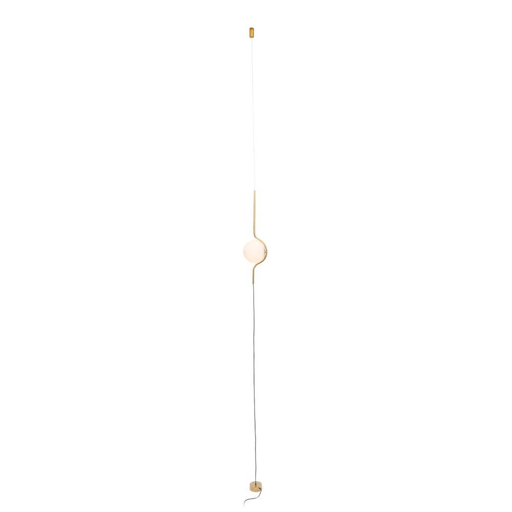 LED Pendel-Stehlampe LE VITA 6W 2700K Goldfarben in moderner Form und eleganter Goldfarben-Beschichtung.