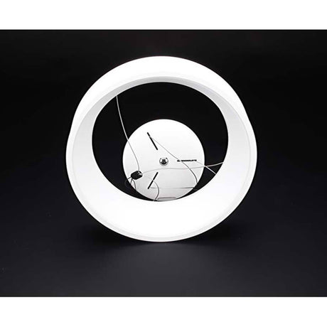 LED Pendellampe Loop 45cm Ring 1300lm Dimmbar Neutralweiß in minimalistischer Designansicht
