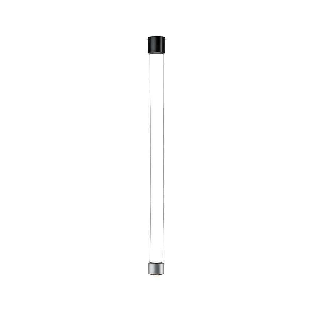 LED -riipuslamppu Aldan Schwarz, alumiini harjattu