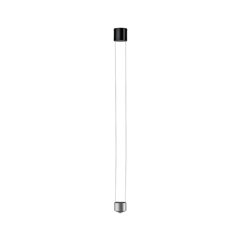LED -riipuslamppu Aldan Schwarz, alumiini harjattu