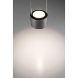 LED -riipuslamppu Aldan Schwarz, alumiini harjattu