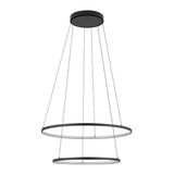 LED PENDANT LAMP CIRCOLO Ø 60cm 3000K noir