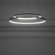 LED Pendelleuchte Circolo Ø 60cm 3000K Schwarz