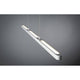 LED Pendelleuchte Lento Chrom-Matt Dimmbar in modernem Design mit hoher Lichtausbeute.