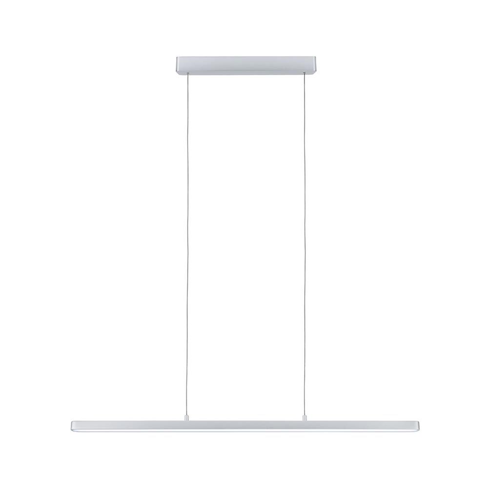 LED Pendelleuchte Lento CCT-Dimmbar in Weiß, höhenverstellbar und modern, bietet flexibles Licht für jeden Raum.